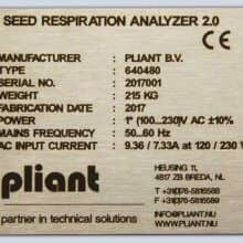 Typeplaat rvs