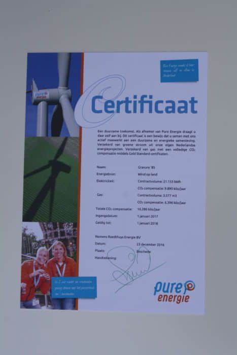 Groene stroom voor Gravure85 1 pure energie - gravure85 - windenergie -
