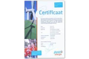 certificaat windenergie