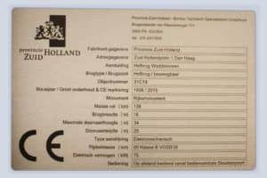 Typeplaatje - laser graveren - RVS