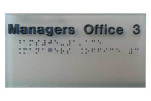 Braille bord