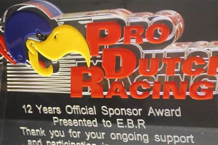 Plexieglas award - produtch racing team
