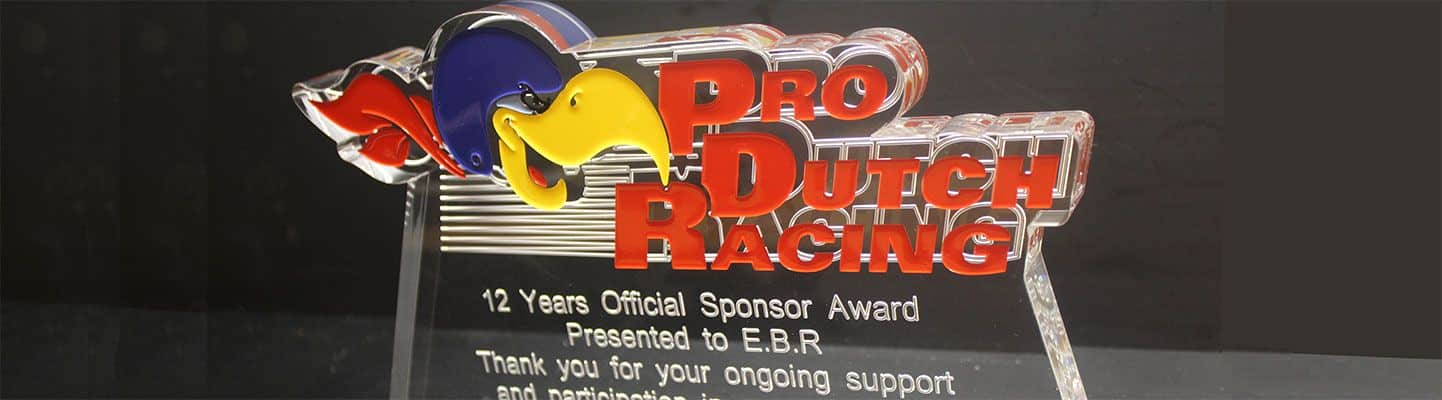 Plexieglas award - produtch racing team