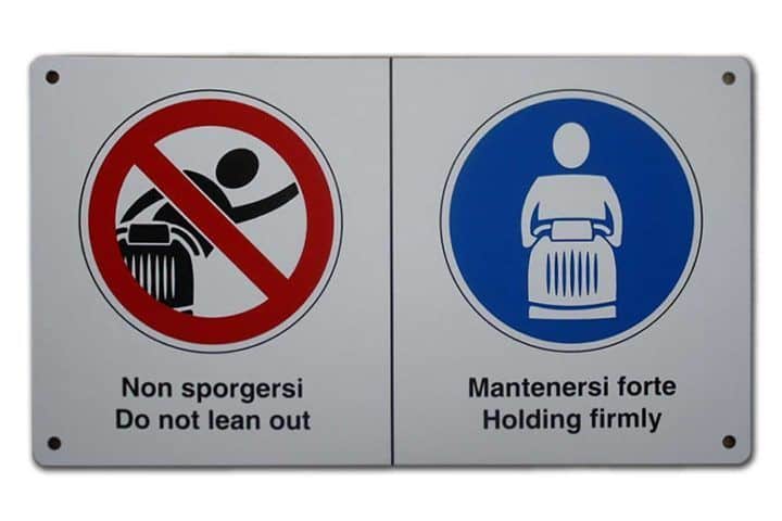 Waarschuwingsbord