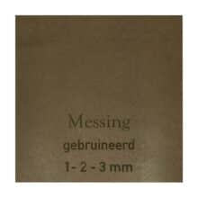 Messing graveren