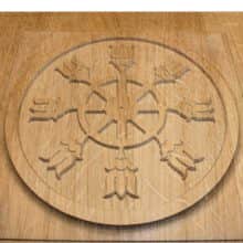 hout - wapen - graveren