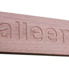hout - graveren - informatiebord