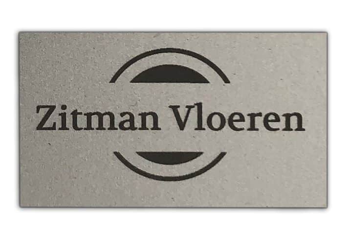 Metalen plaatjes - merklabel