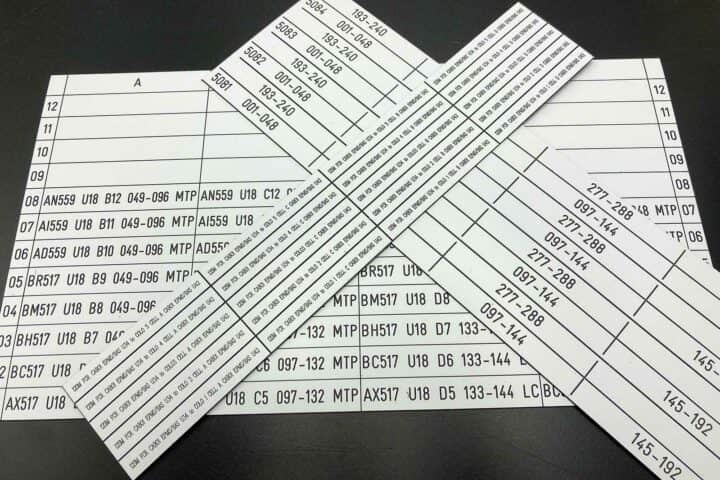 Resopal plaatjes veel gebruikt voor datacommunicatie