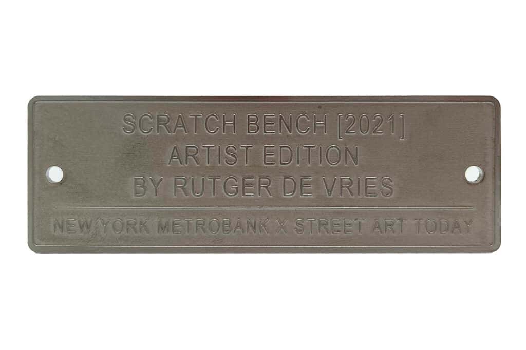 Geëtst RVS merklabel