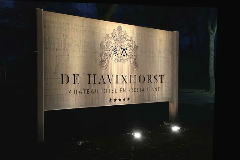 Chateauhotel en restaurant de Havixhorst, Bedrijfsnaambord