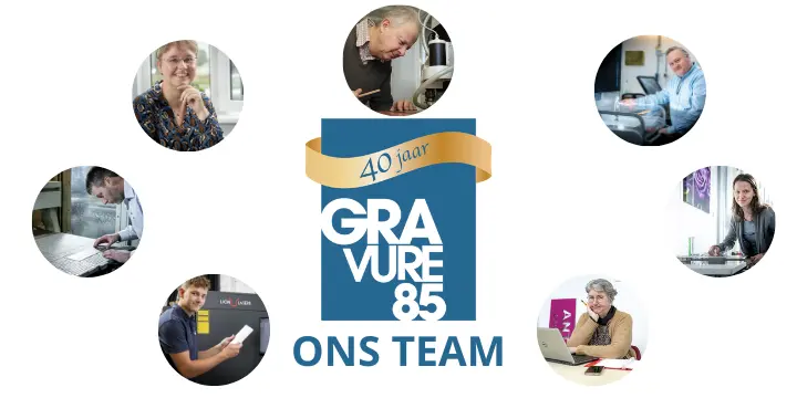 Ons team - Gravure85 - Nieuwsbrief Banner