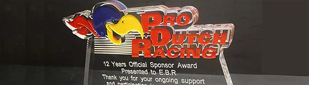 Plexieglas award - produtch racing team